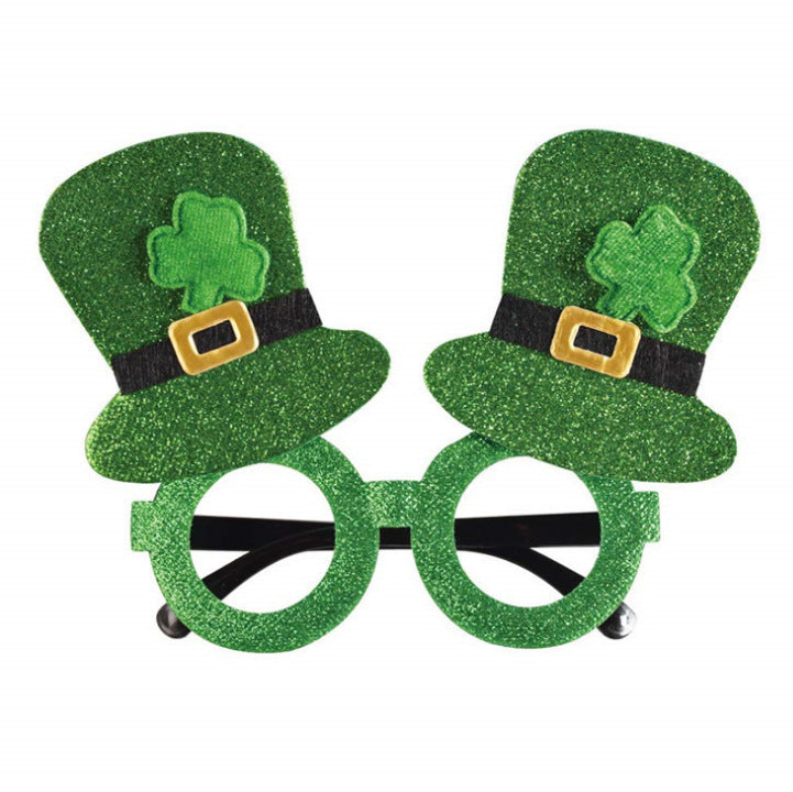 Irish Green Plaid Hat And Bow Tie Set