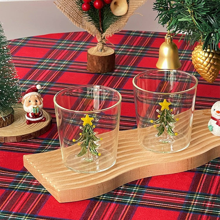 Creative Three-dimensional Christmas Tree Shape Single-wall Cup Home