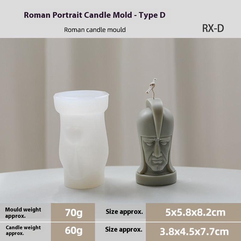 Roman Doll Candle Mould DIY Material