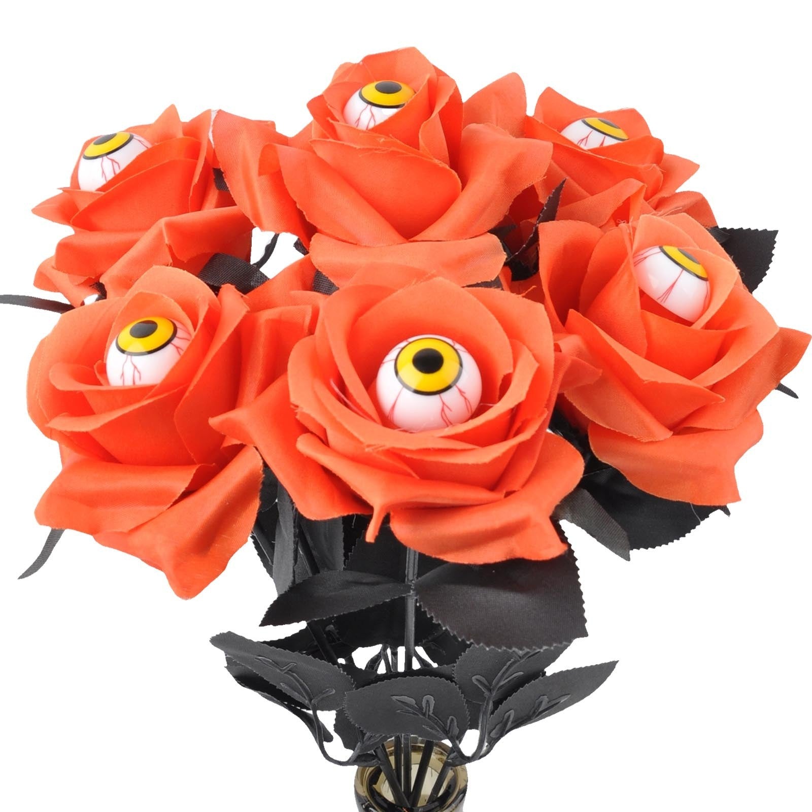 Halloween Devil's Eye Black Rose Twig Cutting Holiday Party Decoration