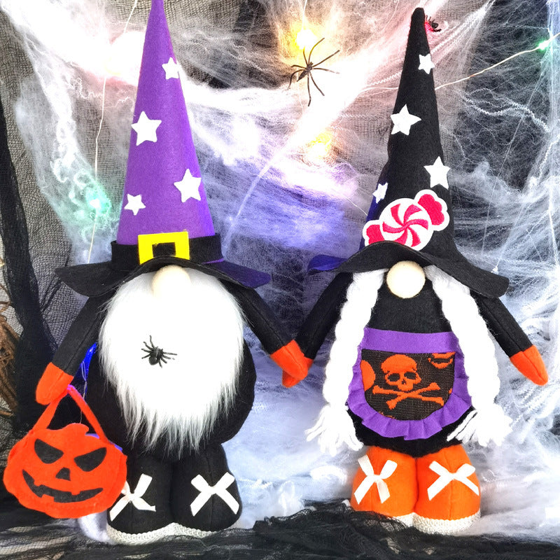 New Halloween Decoration Doll Pumpkin Bag
