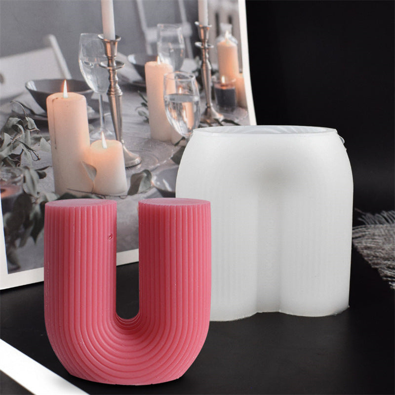 Shell Wave Column Aromatherapy Candle Mould