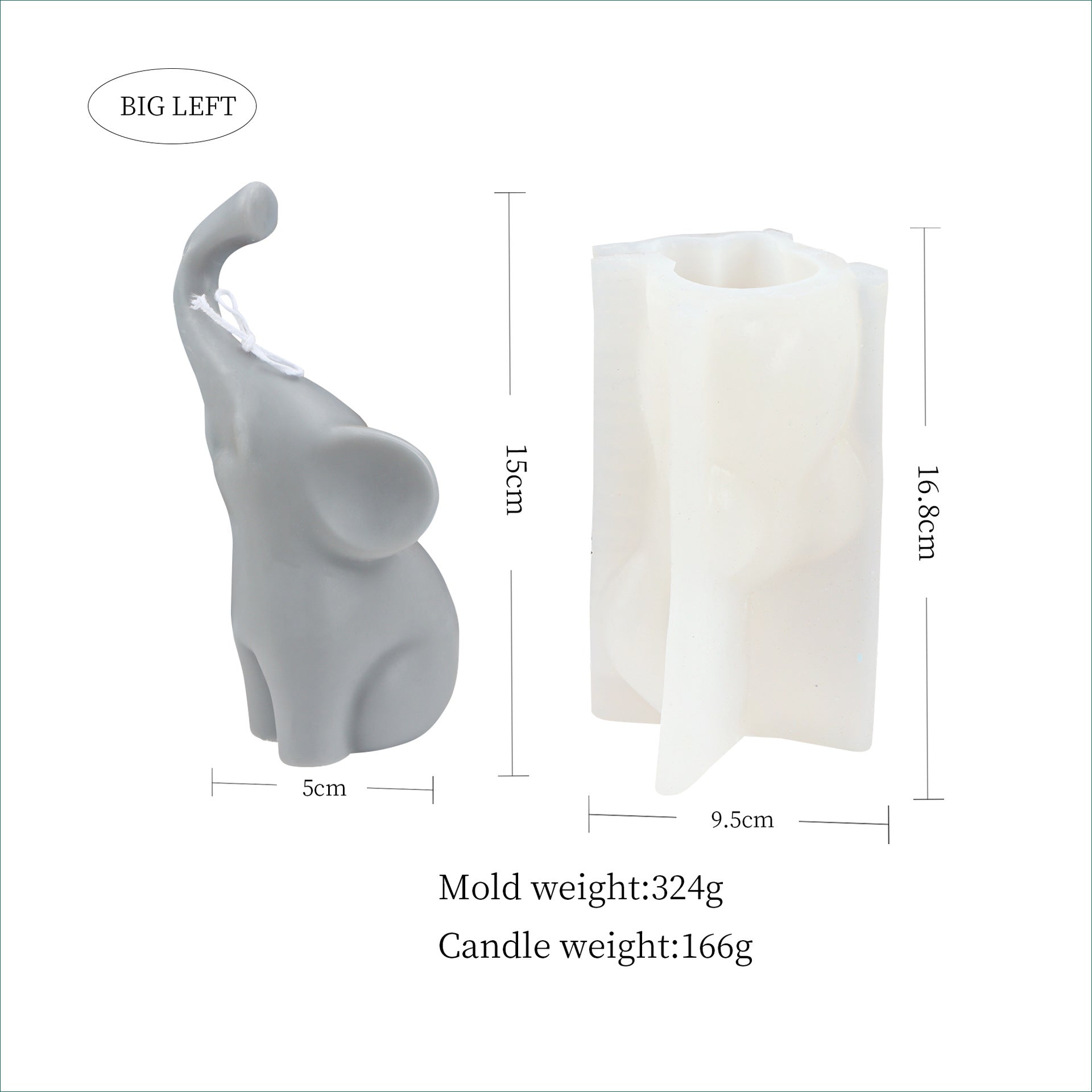 Stretch Nose Elephant Candle Ins Aromatherapy Silicone Mould, Geometric candle molds, Abstract candle molds, DIY candle making molds, Aromatherapy Candles, Scented Candles, Decognomes,