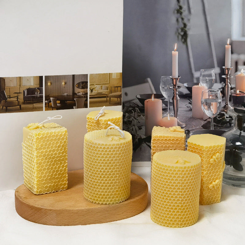 Creative Beehive Plaster Diffuser Stone Aromatherapy Candle Abrasive, Geometric candle molds, Abstract candle molds, DIY candle making molds, Decognomes, Silicone candle molds, Candle Molds, Aromatherapy Candles, Scented Candle,