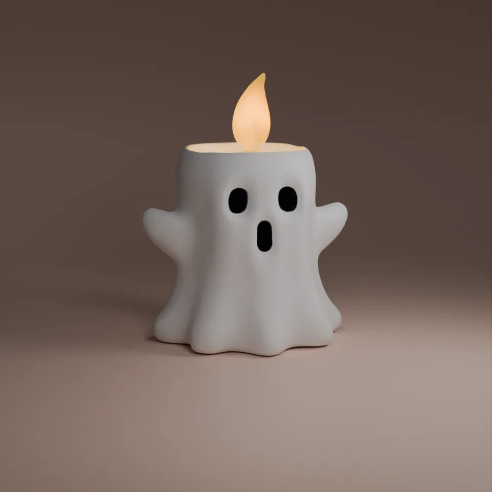 Ghost Candlestick Resin Craft Ornament Halloween Decorations