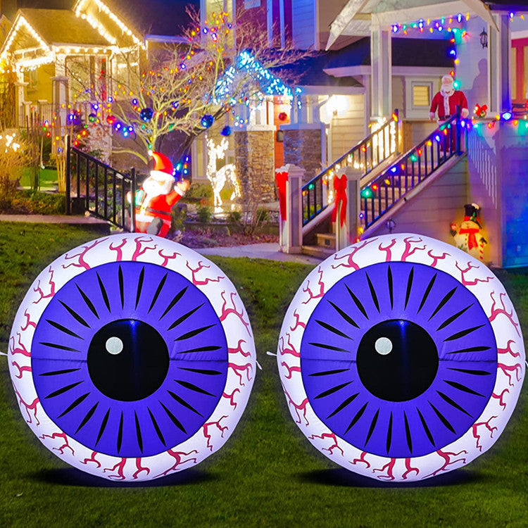 Halloween Inflatable Eye Ball LED Color Changing Remote Control Luminous Ball, Pumpkin lanterns, Jack o Lanterns, Halloween Lights, Halloween Decoration Ornaments, Halloween inflatables, carved pumpkins, Halloween wreaths, Halloween Candles.