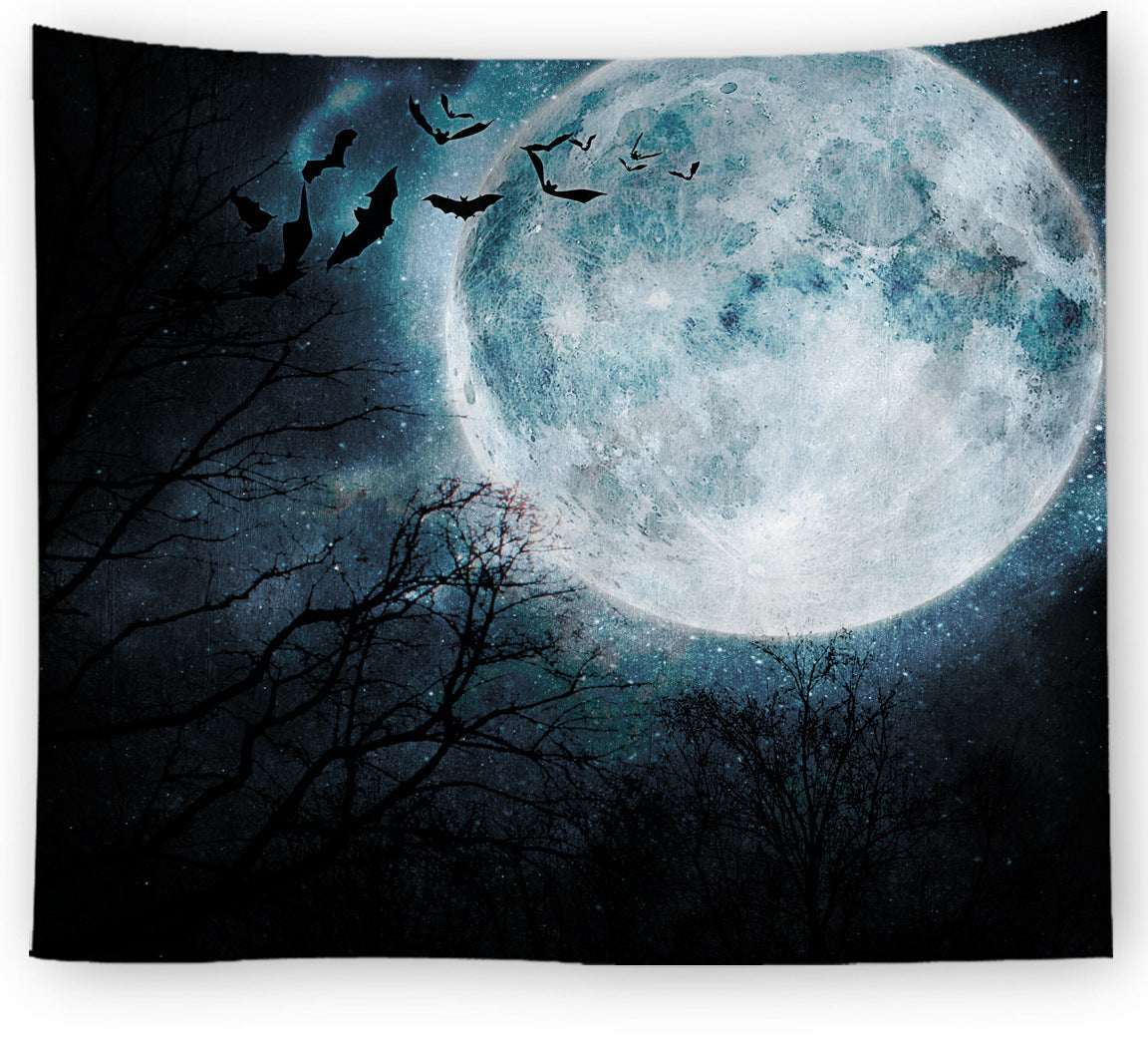 Hot Sale Decorative Cloth Halloween Print Tapestry,  Pumpkin lanterns, Jack o Lanterns, Halloween Lights, Halloween Decoration Ornaments, Halloween inflatables, carved pumpkins, Halloween wreaths, Halloween Candles.