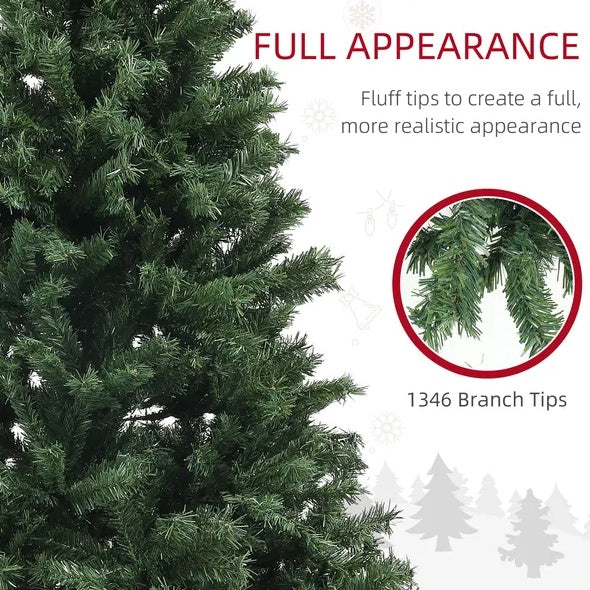 7.5ft Artificial Christmas Tree, Xmas Tree with 1346 Branch Tips, Auto Open, Holiday Décor with Steel Base for Home Office, Green Christmas tree, Artificial Christmas tree, Real Christmas tree, Miniature Christmas tree, Tabletop Christmas tree, Pre-lit Christmas tree, Flocked Christmas tree, White Christmas tree, Black Christmas tree, Ceramic Christmas tree, Christmas tree topper, Christmas tree skirt, Christmas tree stand, Christmas tree storage bag, Christmas ornaments, Glass Christmas ornaments,