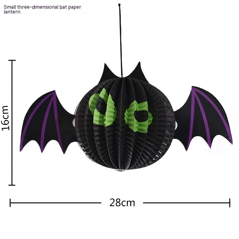 Halloween Decorative Pendant Three-dimensional Paper Props