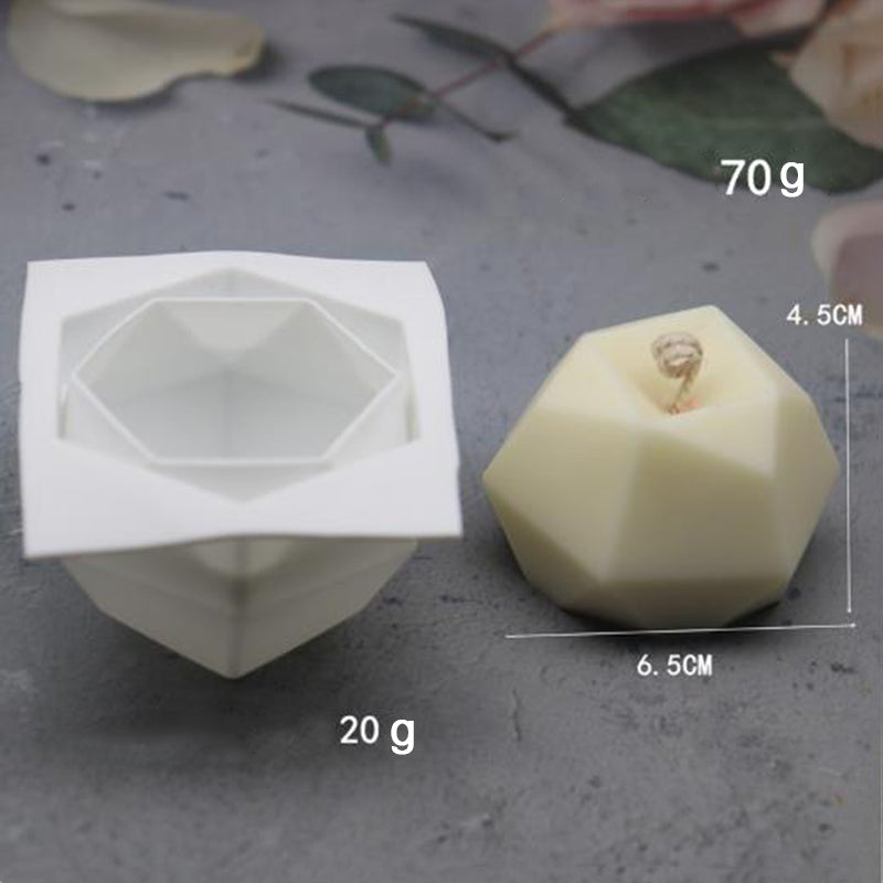Geometric candle molds, Abstract candle molds, DIY candle making molds, Aromatherapy candle decoration, Scented Candle, Silicone candle molds, Simulation Cactus Silicone Mold Scented Candle DIY Material