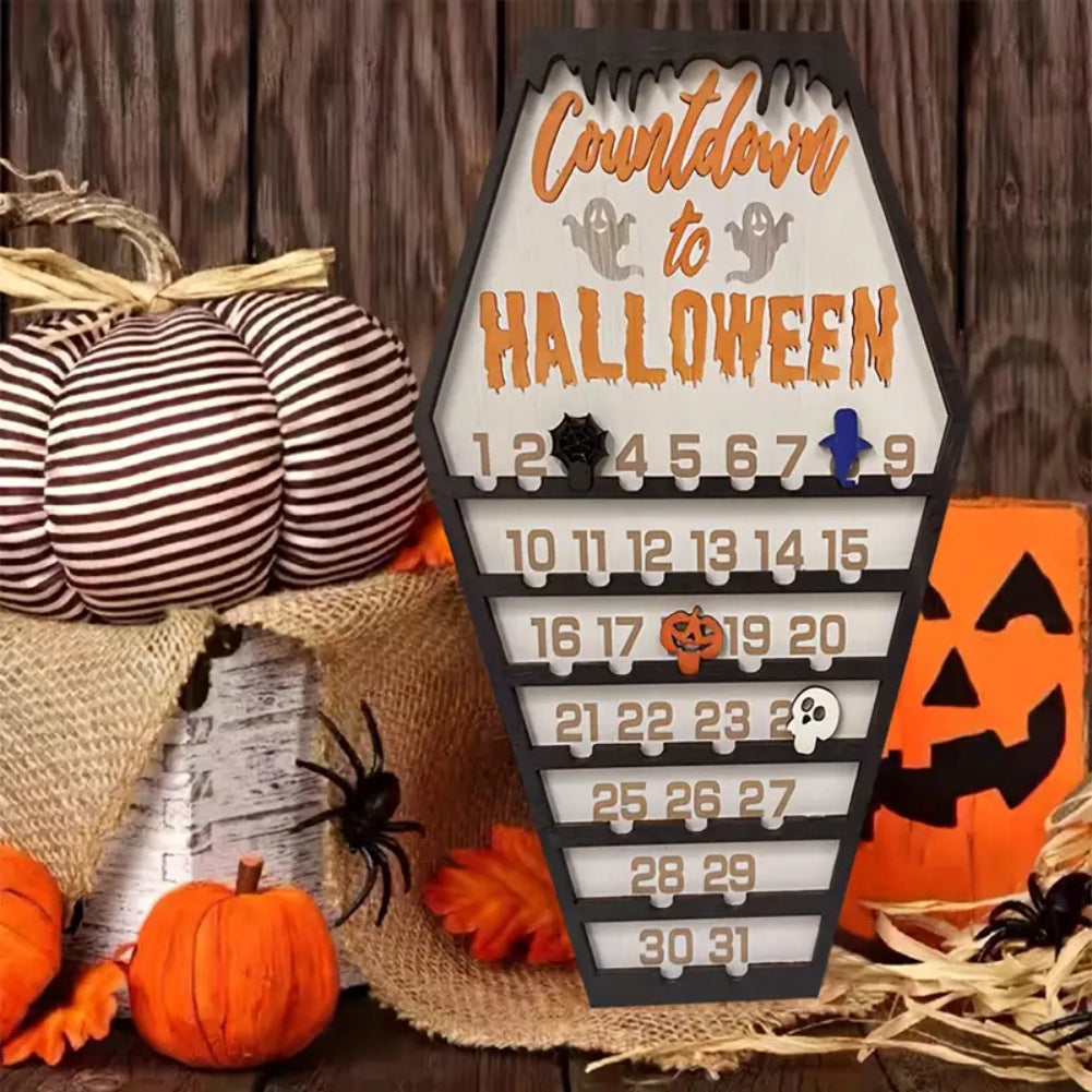 Halloween Countdown Calendar Ornaments Decoration