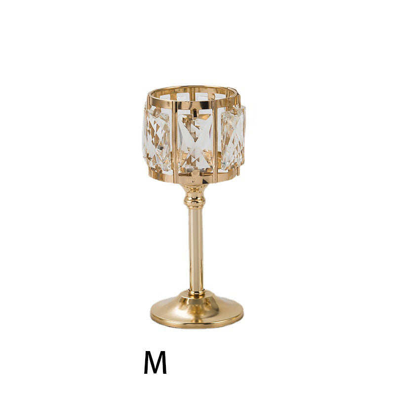 Crystal Candle Holder Creative Decoration Restaurant Metal Glass, candle holder, candle stick holder, glass candle holder, iron candle holder, wicker candle holder 2 piece set, candle holders, candlesticks, candle sticks, Luxury candles holders, taper candle holders, candlestick holder, Wooden Candlestick Candle Holder, Metal Candle Holders