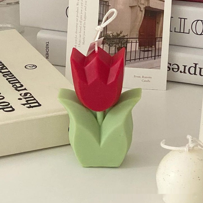 Soybean Tulip Candle Aromatherapy Decoration, Silicone candle molds, Christmas tree candle molds, Halloween pumpkin candle molds, Easter egg candle molds, Animal candle molds, Sea creature candle molds, Fruit candle molds, Geometric candle molds, Abstract candle molds, DIY candle making molds,