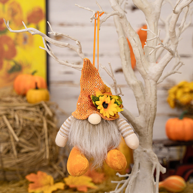 Thanksgiving Decoration Supplies Doll Pendant