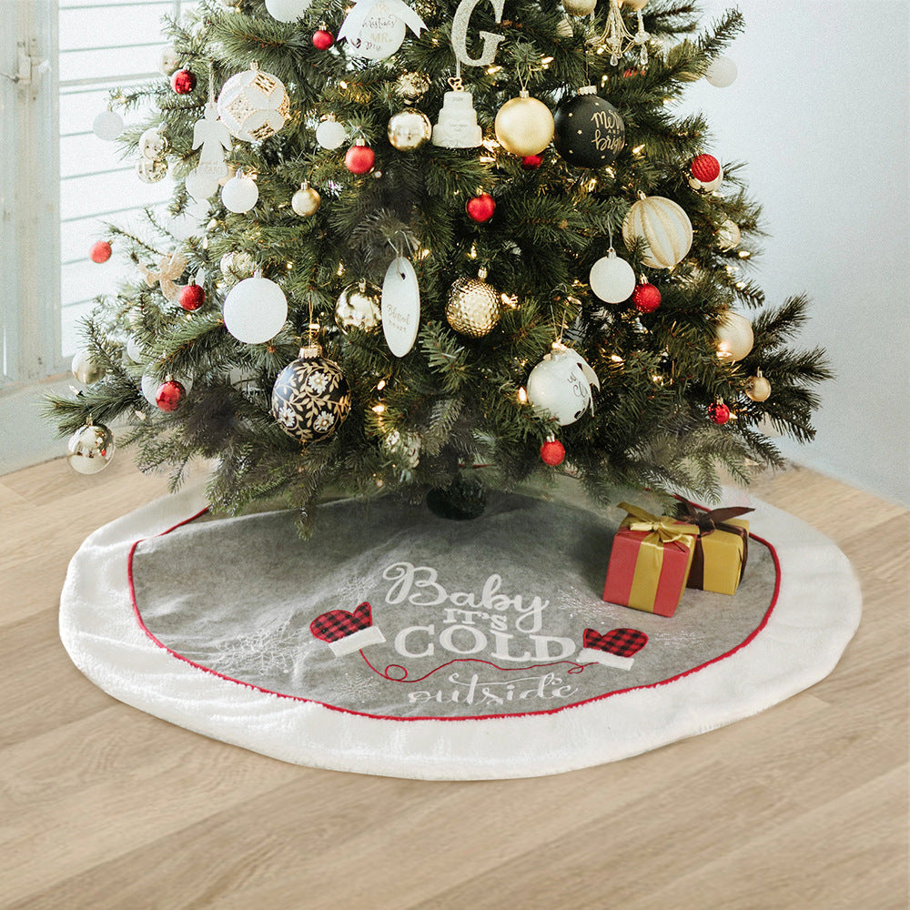 Christmas Fashion Simple Decoration Tree Skirt