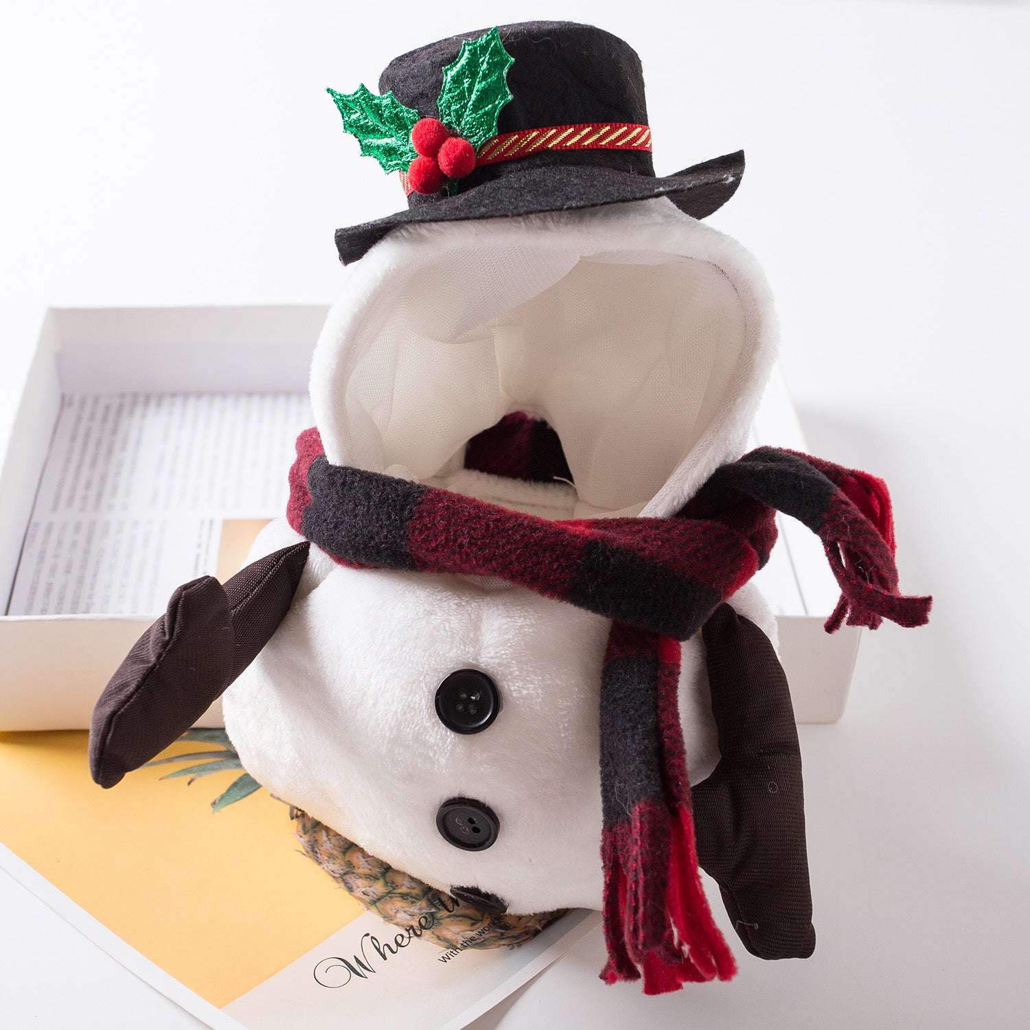 Christmas Pet Funny Clothes Snowman Pet Costume