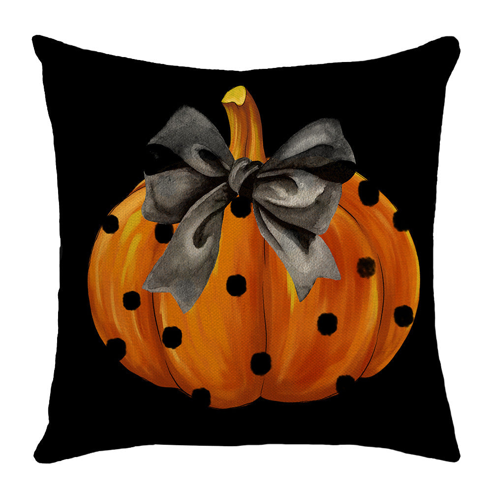 Home Square Ghost Pumpkin Party Decoration Pillow Cover, Pumpkin lanterns, Jack o Lanterns, Halloween Lights, Halloween Decoration Ornaments, Halloween inflatables, carved pumpkins, Halloween wreaths, Halloween Candles.