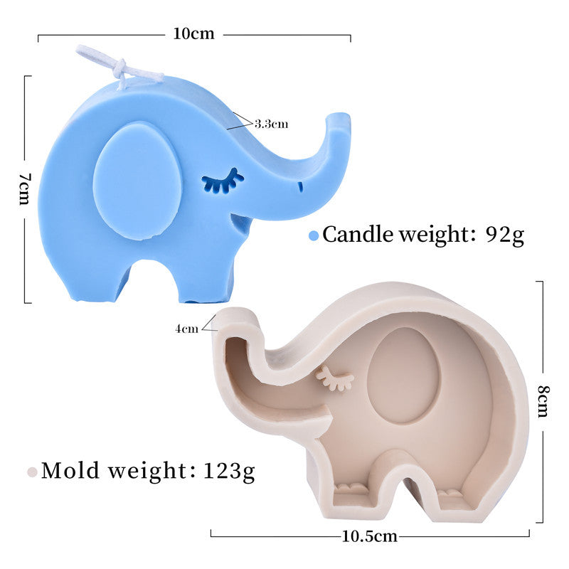 Silicone Animal Candle Mold Dinosaur Giraffe, Silicone Animal Candle Mold Dinosaur Giraffe