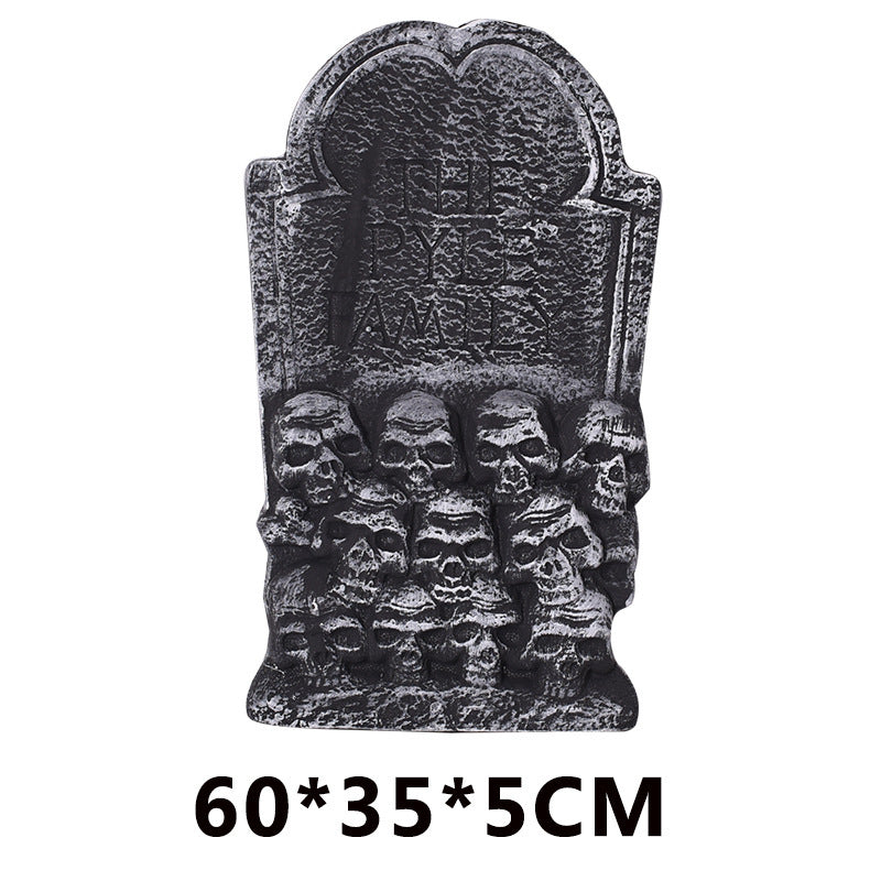 Halloween Ghost Festival Decoration Tombstone Haunted House Bar Set Foam Tombstone Decoration