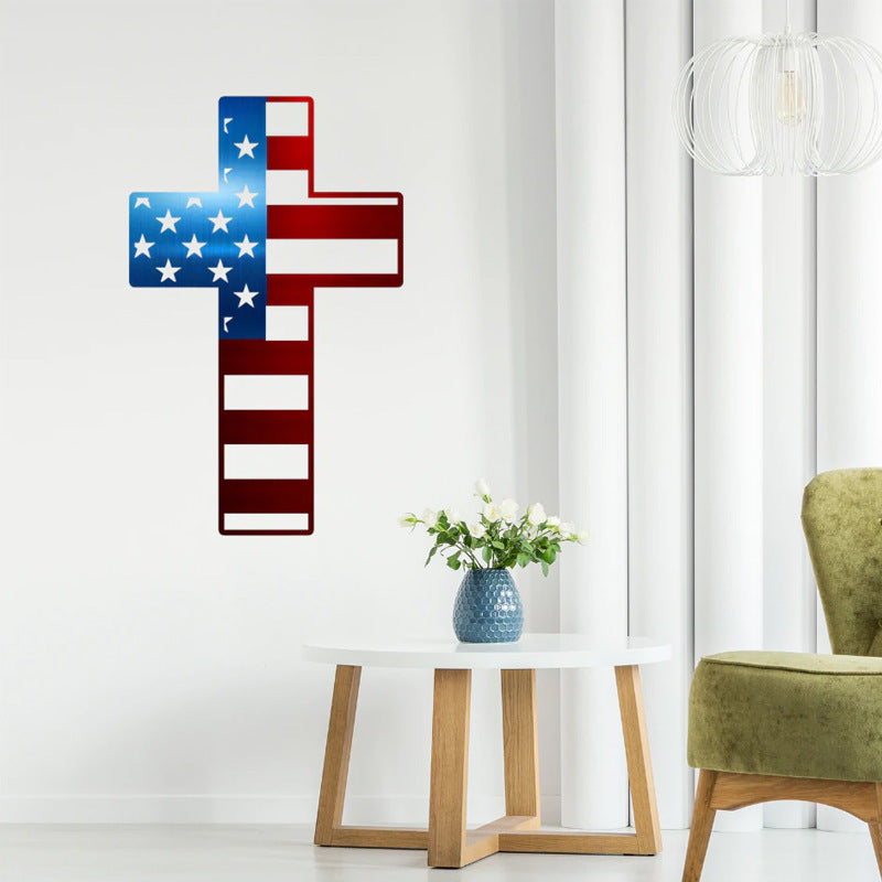 American Independence Day Decoration Scene Layout Iron Pendant