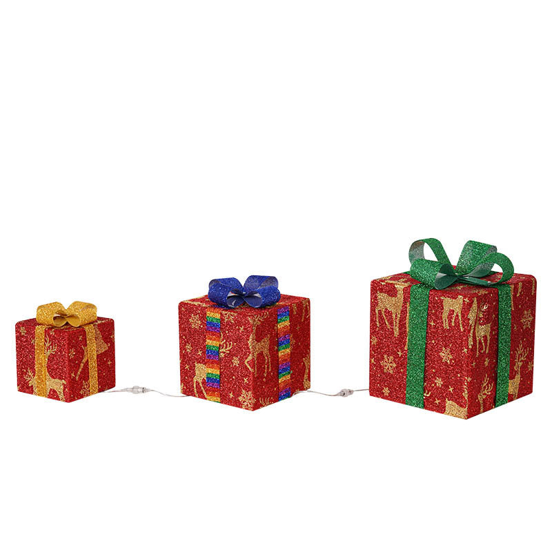 Christmas Gift Box Three Piece Set