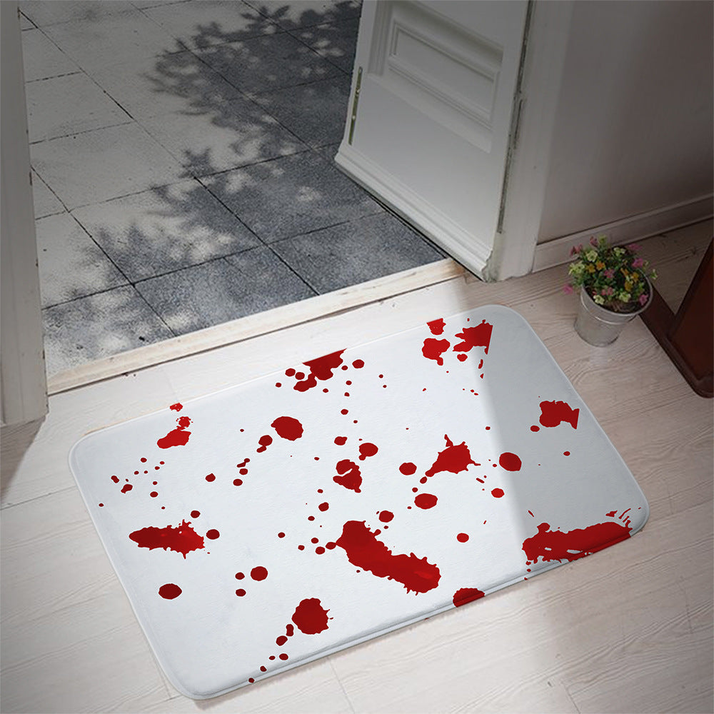 Halloween Blood Footprints Bathroom Water-absorbing Non-slip Mat, Halloween decorations items, Halloween costumes, Halloween masks, Halloween props, Halloween animatronics, Halloween inflatables, Halloween lights, Halloween fog machines, Halloween spider webs, Halloween lanterns, Halloween banners, Halloween streamers, Halloween tableware, Halloween centerpieces, Halloween party favors, Halloween yard stakes, Halloween tombstones, Halloween candles, Halloween wreaths, Halloween garlands
