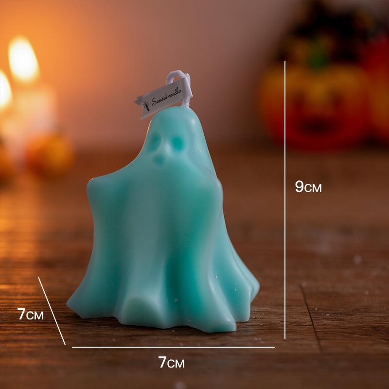 Halloween Little Ghost Aromatherapy Candle, Silicone candle molds, Christmas tree candle molds, Halloween pumpkin candle molds, Easter egg candle molds, Animal candle molds, Sea creature candle molds, Fruit candle molds, Geometric candle molds, Abstract candle molds, DIY candle making molds,