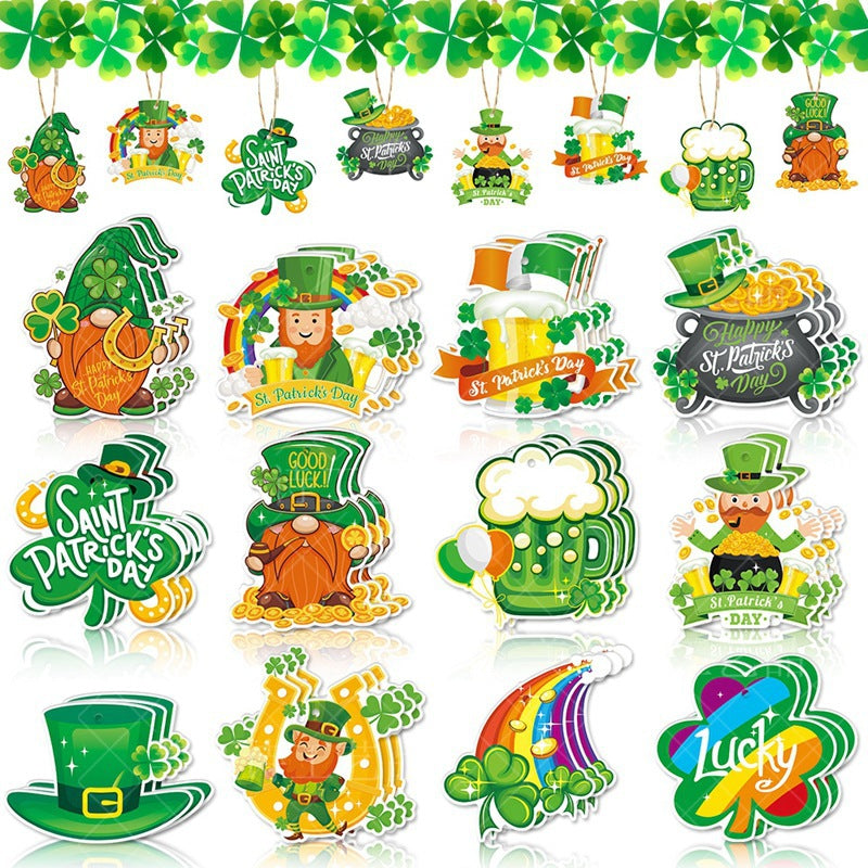 New St Patrick's Day Decorative Gnomes Pendant, st patricks day decorations, st patricks day decor, st patrick's day decorations, st patrick day decorations, Irish Décor, irish ornaments, Decognomes, St. Patrick's Day Party Supplies, St. Patrick's Day Decorations: Shamrock, Irish & Leprechaun, St Patricks Day Gnome And Leprechaun Gnome