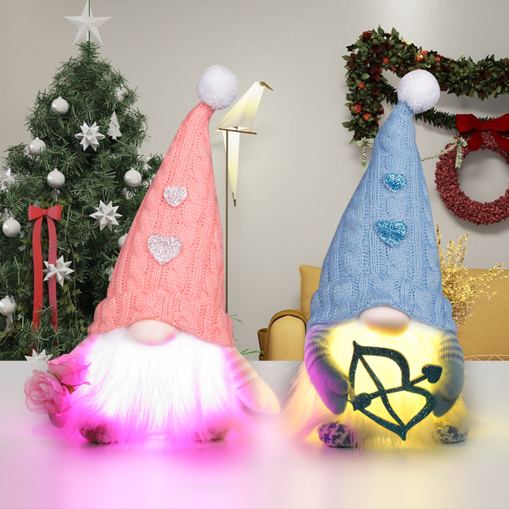 New Valentine's Day Luminous Doll Decoration