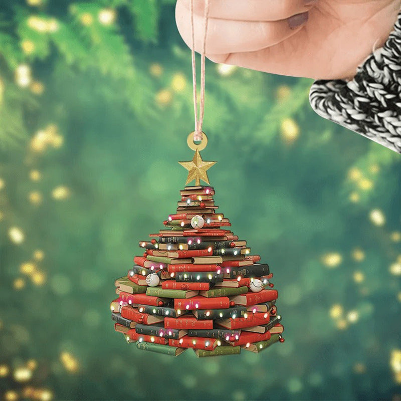 Creative Acrylic Christmas Tree Decoration Pendant