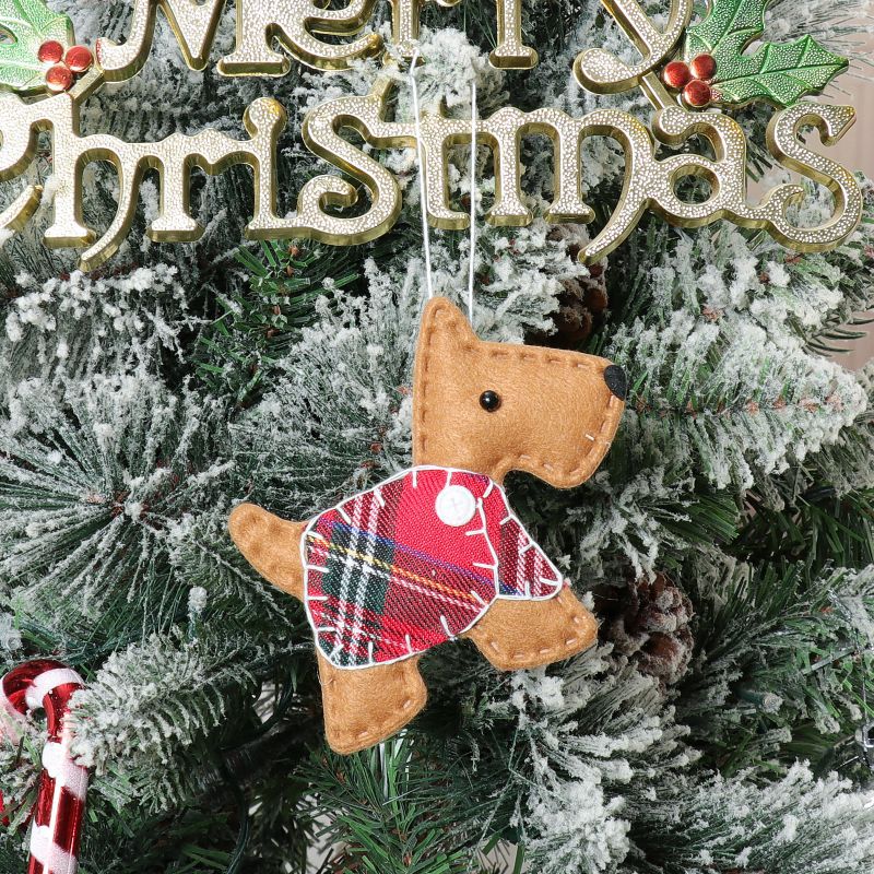 Christmas Tree Pendant Dressing Box Dog Ornaments