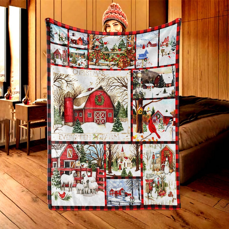 Christmas decorations, Christmas Halloween Printed Casual Blanket, Chemical fibre blanket, christmas blanket, 