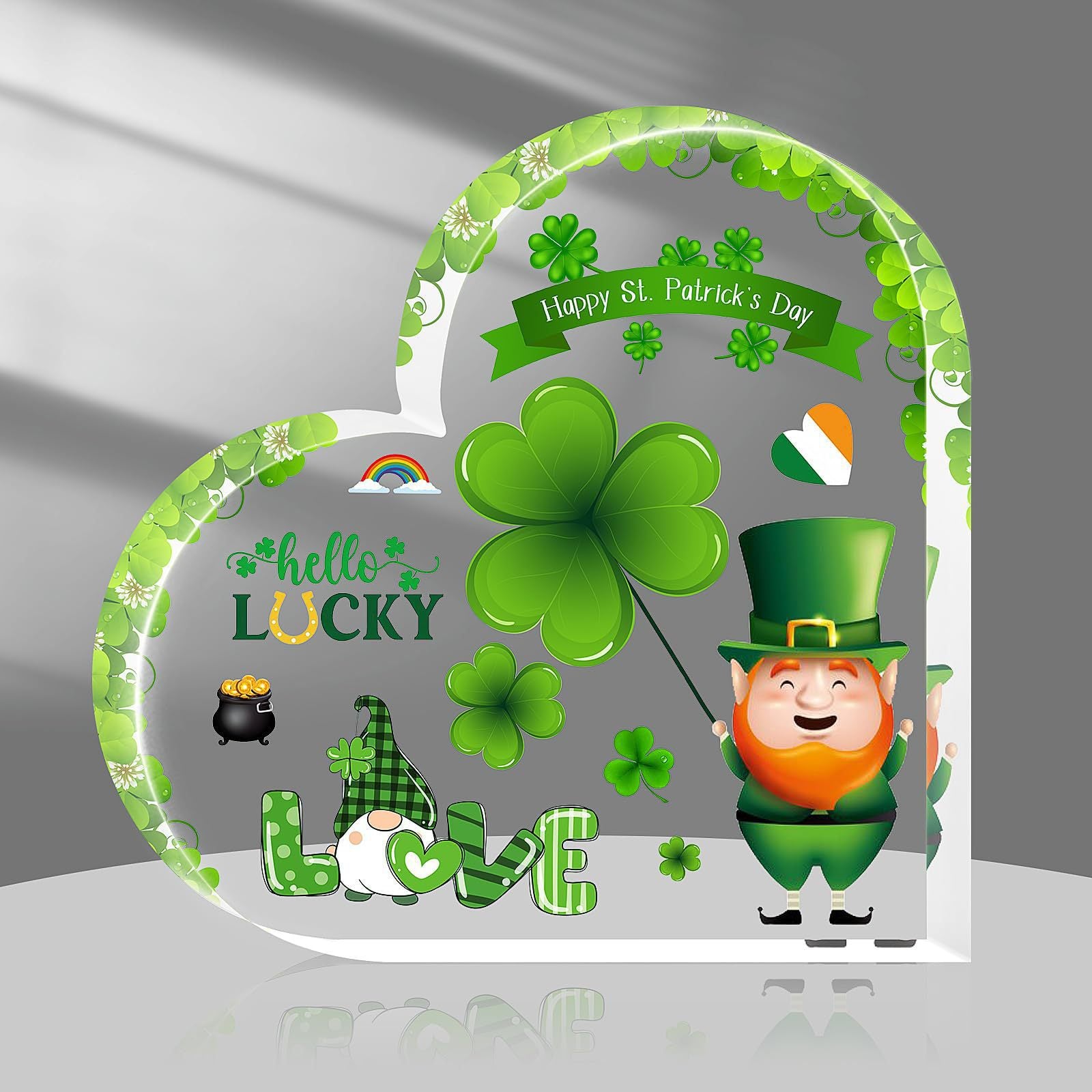 Creative Decoration Home Acrylic Artware, st patricks day decorations, st patricks day decor, st patrick's day decorations, st patrick day decorations, Irish Décor, irish ornaments, Decognomes, St. Patrick's Day Party Supplies, St. Patrick's Day Decorations: Shamrock, Irish & Leprechaun