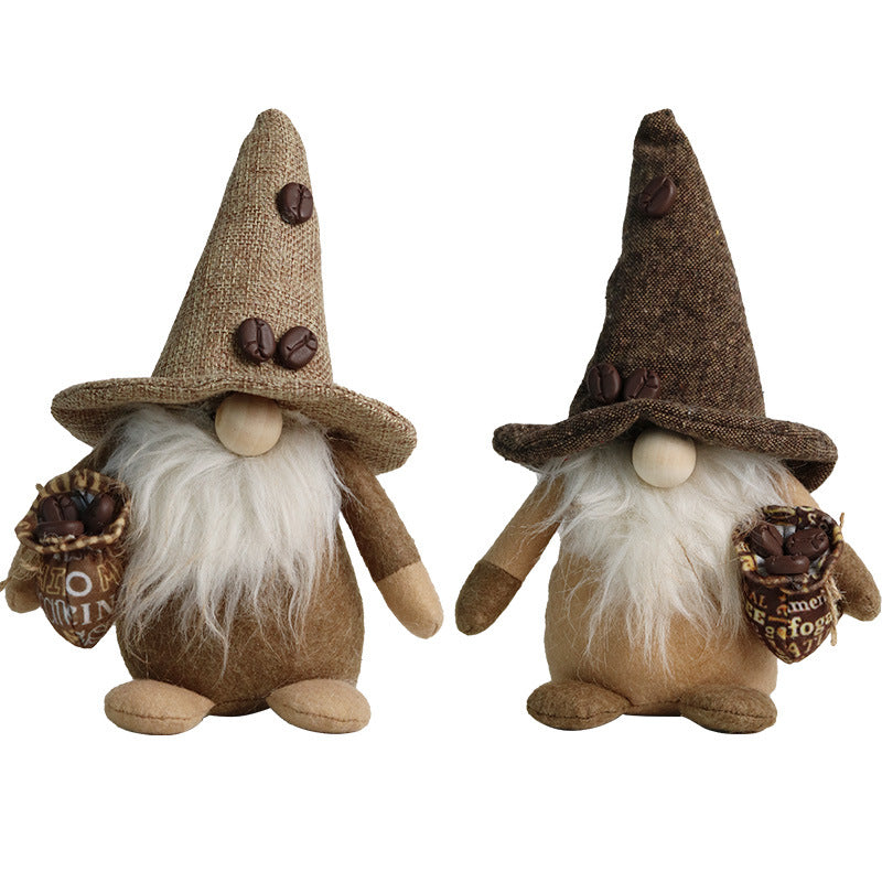 Fashion Coffee Gnome Bean Rudolf Doll Decoration, Coffee gnomes, Barista gnomes, Espresso gnomes, Latte gnomes, Cappuccino gnomes, Coffee mug gnomes, Coffee bean gnomes, Coffee shop gnomes, Cafe gnomes, Rustic gnomes, Happy coffee gnomes, Coffee lover gnomes, Coffee break gnomes,