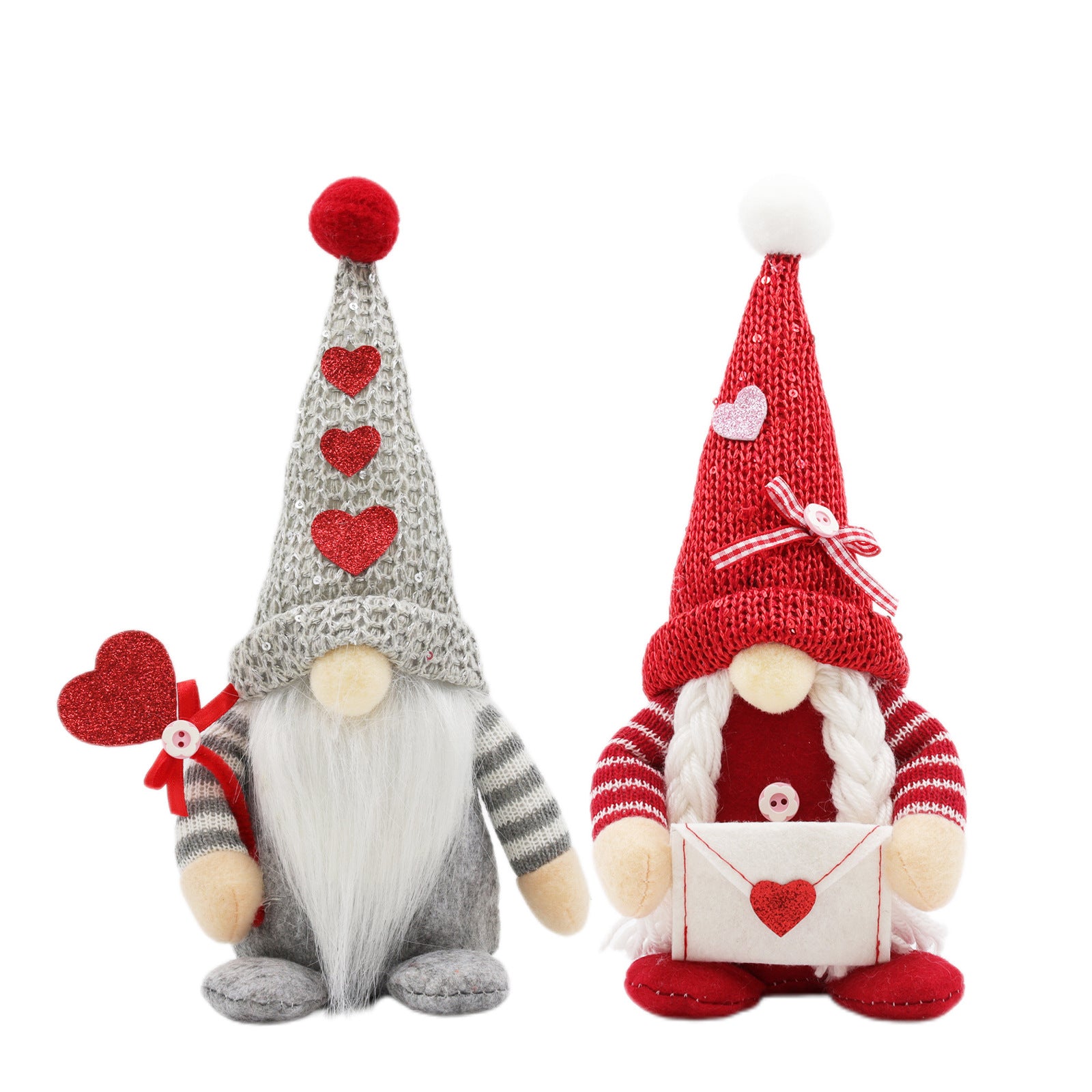 Valentine's Day Dwarf Nordic Faceless Doll Valentine's Day Rudolph Ornaments