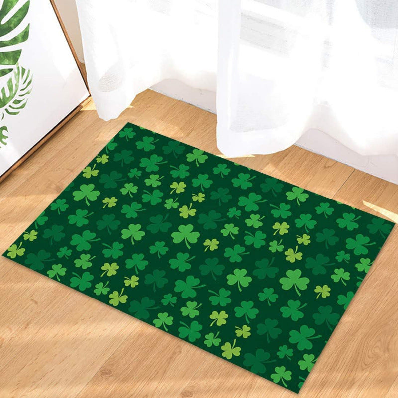 St Patrick's Day Door Entrance Decoration Non-slip Easy-care Foot Mat, st patricks day decorations, st patricks day decor, st patrick's day decorations, st patrick day decorations, Irish Décor, irish ornaments, Decognomes, St. Patrick's Day Party Supplies, St. Patrick's Day Decorations: Shamrock, Irish & Leprechaun