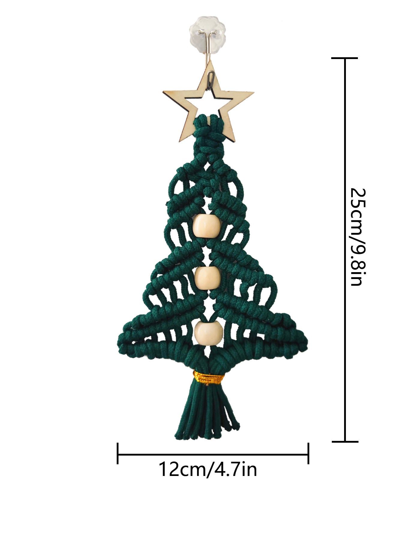 Hand-woven Creative Christmas Tree Ornaments Crafts