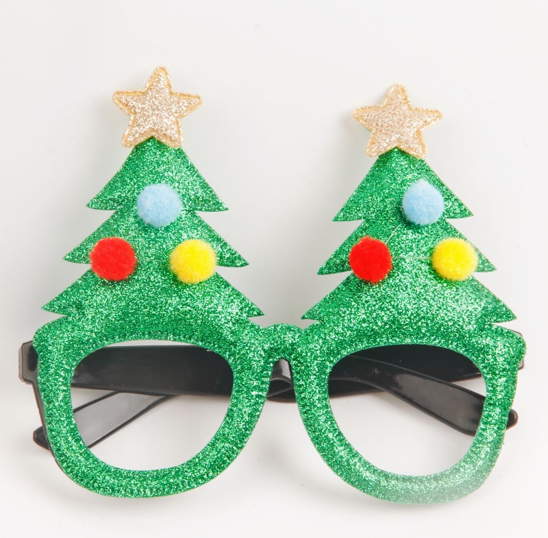 Christmas Decorations Dance Party Glasses Dress Up Props