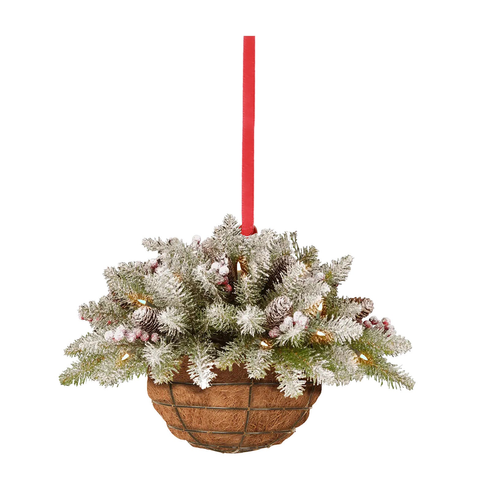 Home Christmas Tree Flower Basket Hanging Basket Shape Decorations Pendant, Christmas Tree Ornaments, christmas tree pendant