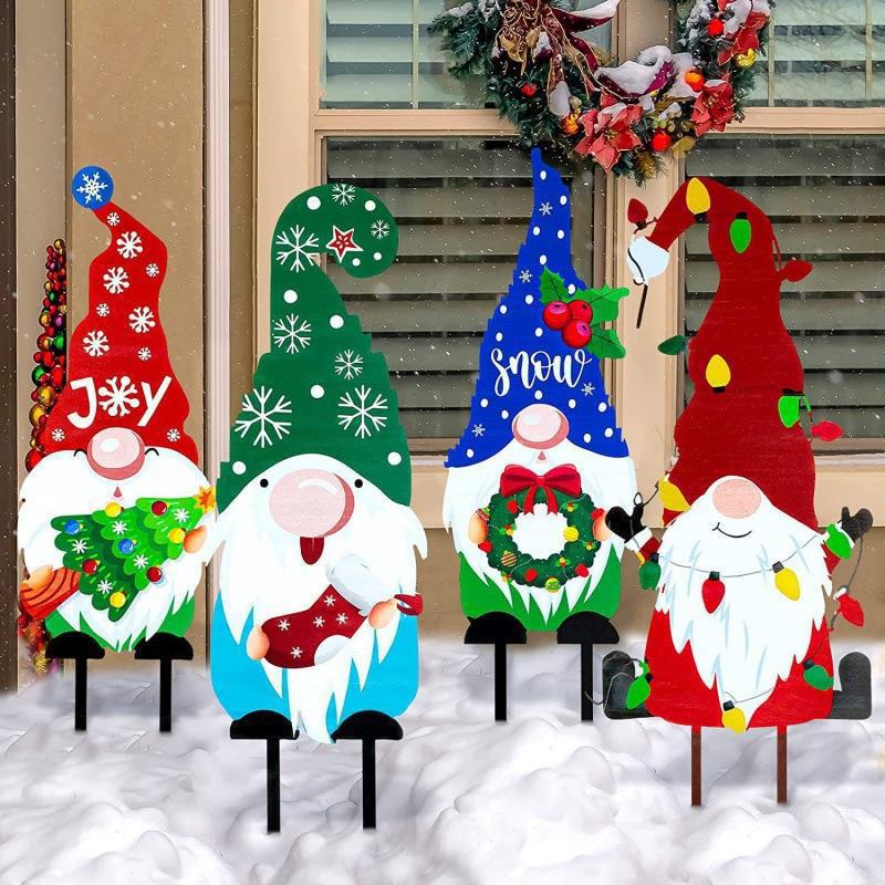 Lawn Decoration Garden Stake Christmas