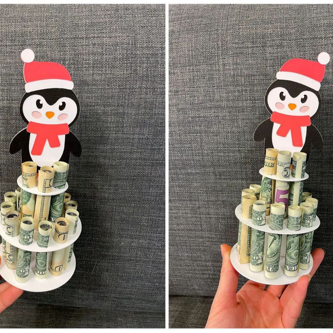 Christmas Money Holder Wooden Crafts Ornaments