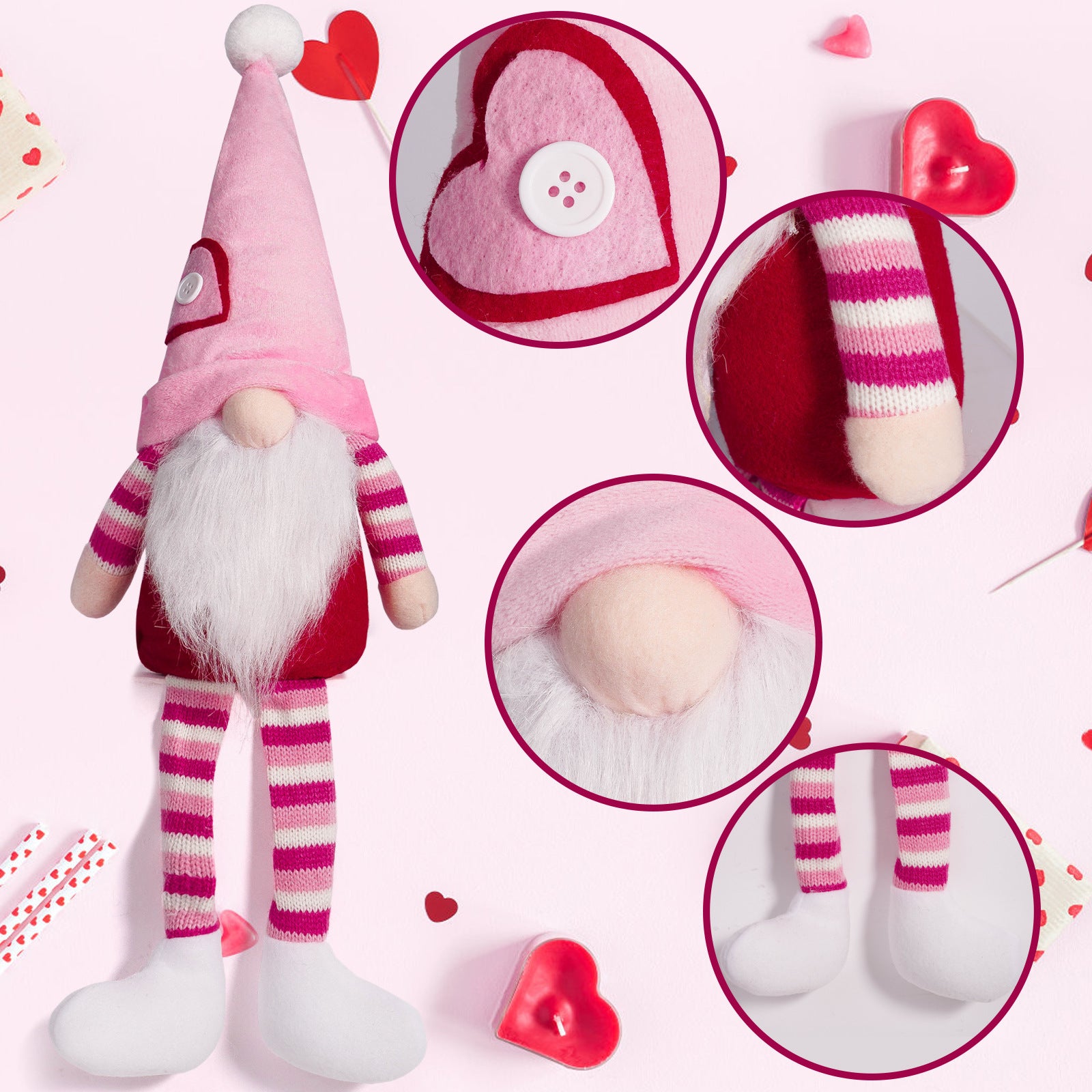 Valentine's Day Faceless Doll Holiday Decorations Desktop Ornaments