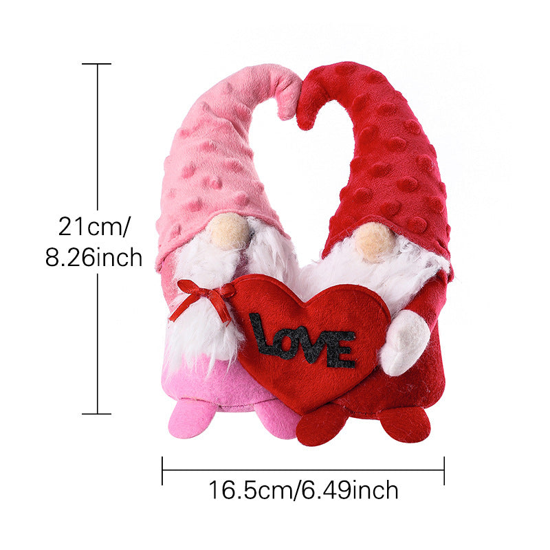 Love Faceless Dwarf Valentine's Day Doll