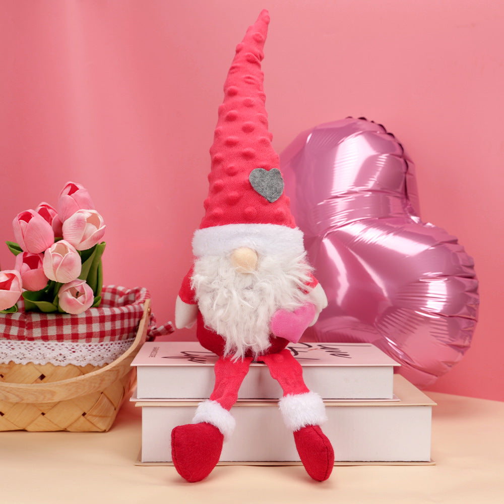 Valentine's Day Rudolf Faceless Doll Gift