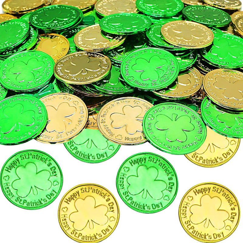 Saint Patrick Irish Day Lucky Coin Clover Coin Prop Decoration, st patricks day decorations, st patricks day decor, st patrick's day decorations, st patrick day decorations, Irish Décor, irish ornaments, Decognomes, St. Patrick's Day Party Supplies, St. Patrick's Day Decorations: Shamrock, Irish & Leprechaun
