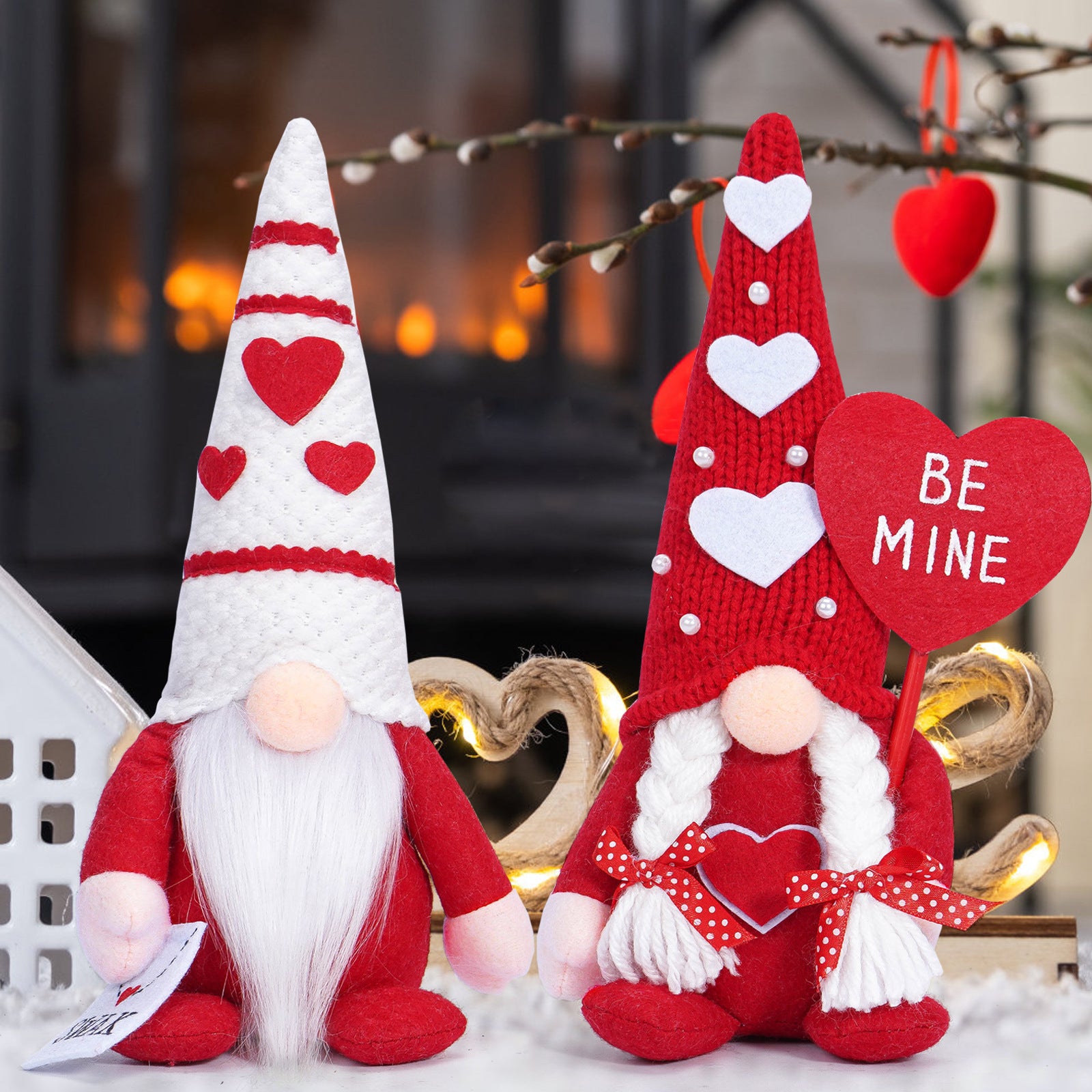 Valentine's Day Love Faceless Doll Creative Rudolph Decorations