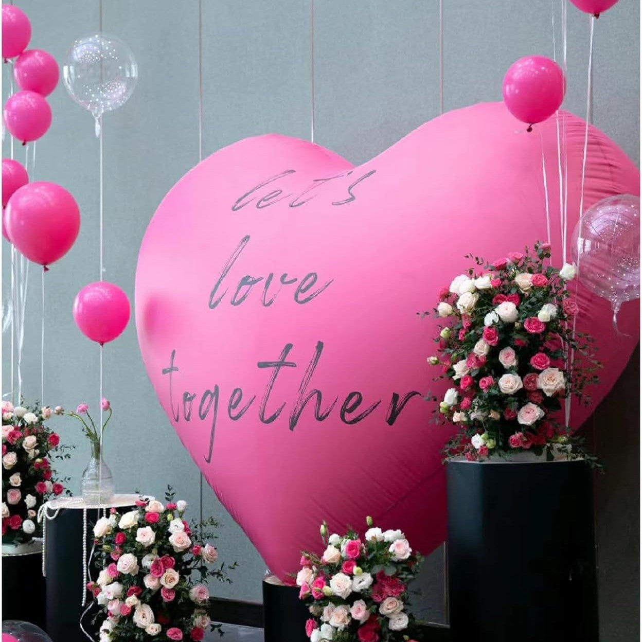 Love Balloon Engagement Marriage Proposal Confession Big Love Background Wall, valentines day, shop valentine's day deals, valentines, valentine's day gifts, valentine day, valentines day gifts, valentines day decor, Decognomes,  valentine decoration, valentines day decoratio, valentine decor, valentines decor, valentines decorations
