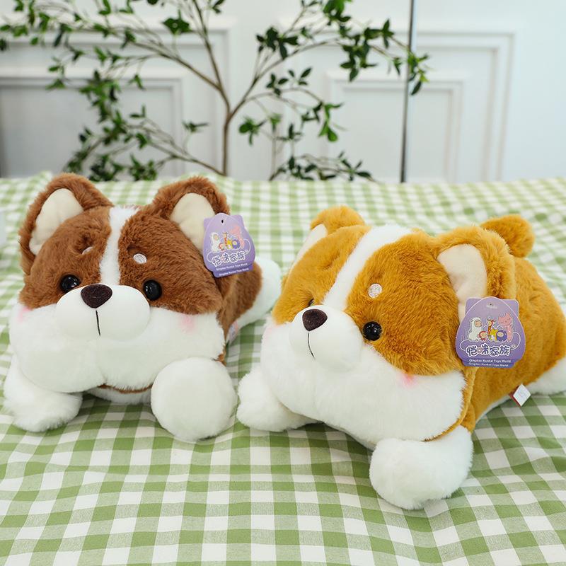 Corgi Doll Plush Toys Small Size Creative Stuffed Animals, stuffed animals, weighted stuffed animal, stuffed animal​, highland cow stuffed animal, Plush Toys, Soft Toys, Teddy Bear, plush​, plushies, Decognomes, Plush doll
