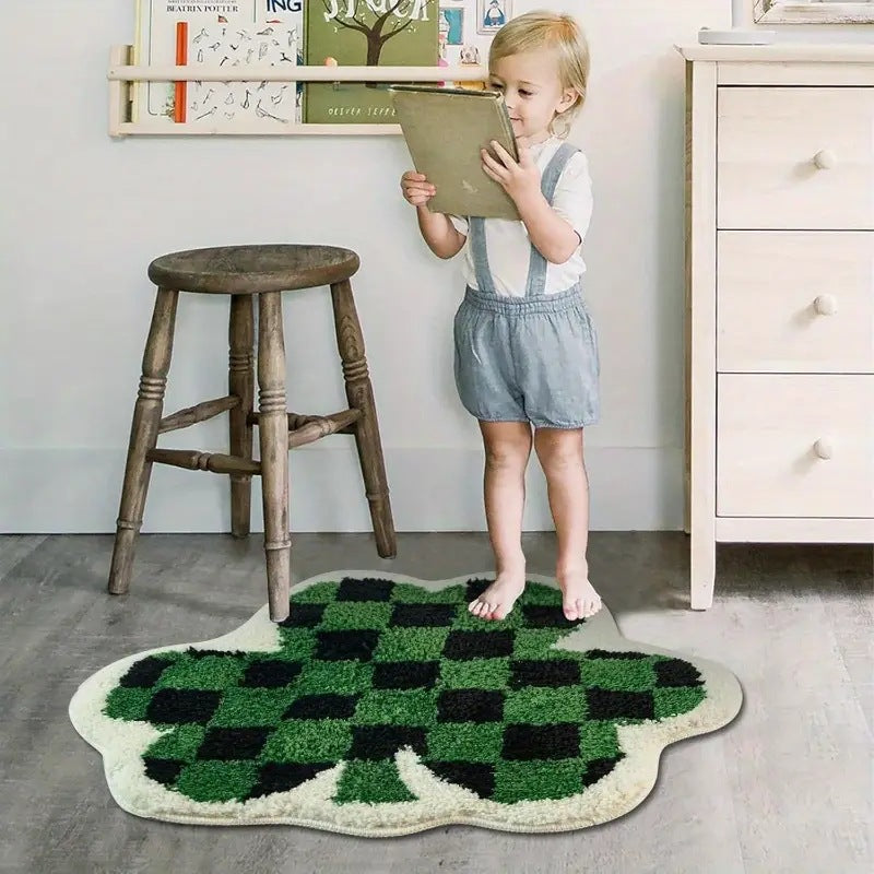 St Patrick's Day Four-leaf Clover Festival Decorative Floor Mat, st patricks day decorations, st patricks day decor, st patrick's day decorations, st patrick day decorations, Irish Décor, irish ornaments, Decognomes, St. Patrick's Day Party Supplies, St. Patrick's Day Decorations: Shamrock, Irish & Leprechaun