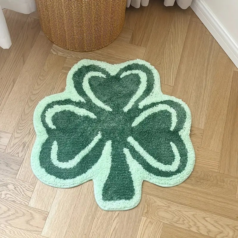 St Patrick's Day Four-leaf Clover Festival Decorative Floor Mat, st patricks day decorations, st patricks day decor, st patrick's day decorations, st patrick day decorations, Irish Décor, irish ornaments, Decognomes, St. Patrick's Day Party Supplies, St. Patrick's Day Decorations: Shamrock, Irish & Leprechaun